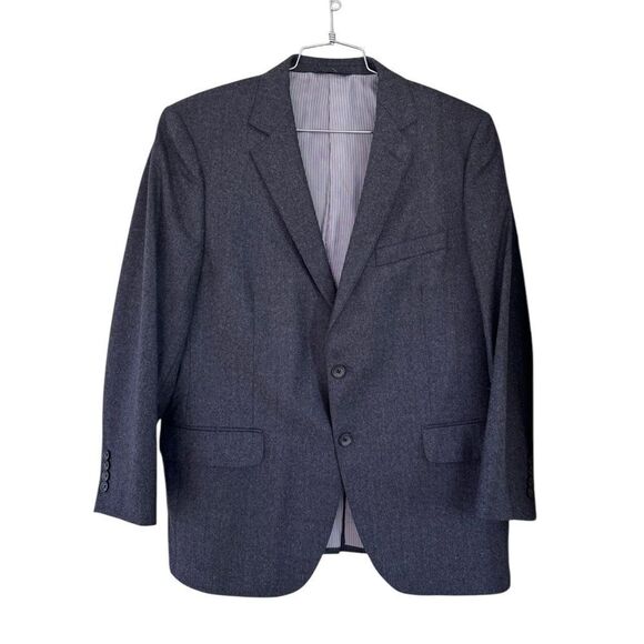 Brooks Brothers 1818 Fitzgerald Wool Grey Sports Coat 42S - Picture 1 of 9